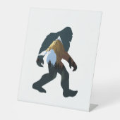 Nachtwald Bigfoot Sockelschild (Vorderseite)