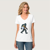Nachtwald Bigfoot T-Shirt (Vorderseite Vollansicht)