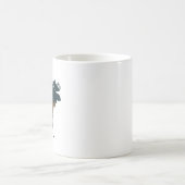 Nachtwald-Elch Kaffeetasse (Mittel)