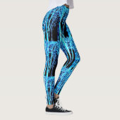 Nachtwaldblau Leggings (Rechts)