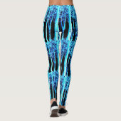 Nachtwaldblau Leggings (Rückseite)