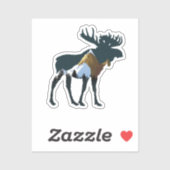 Nachtwaldmoose Aufkleber (Blatt)