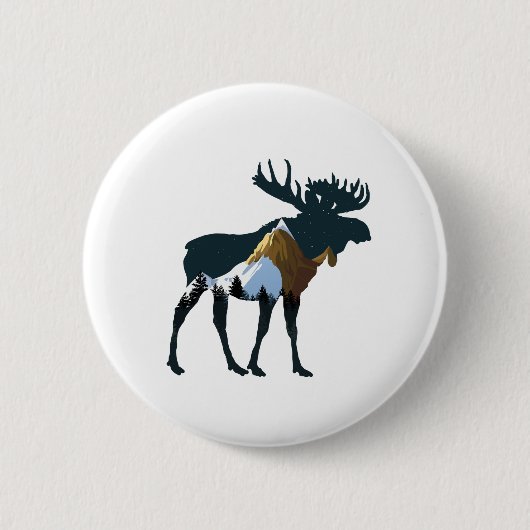 Nachtwaldmoose Button (Vorderseite)