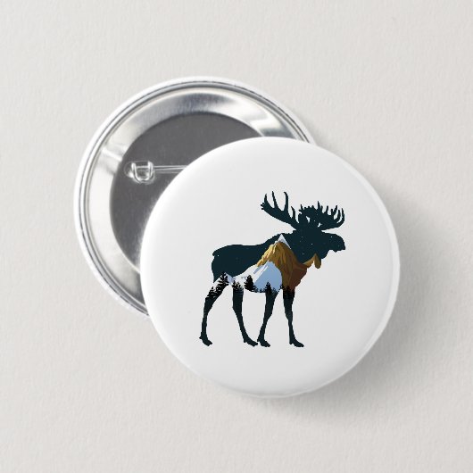 Nachtwaldmoose Button (Vorne & Hinten)