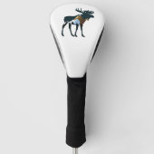Nachtwaldmoose Golf Headcover (Vorderseite)