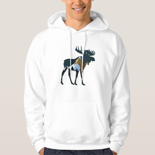 Nachtwaldmoose Hoodie (Vorderseite)