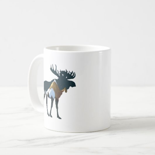 Nachtwaldmoose Kaffeetasse (Vorderseite Links)