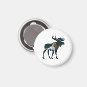 Nachtwaldmoose Magnet (Vorderseite/Rückseite)