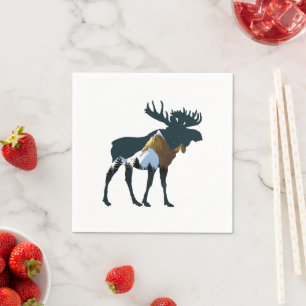 Nachtwaldmoose Serviette