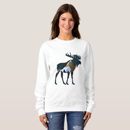 Nachtwaldmoose Sweatshirt (Vorne ganz)