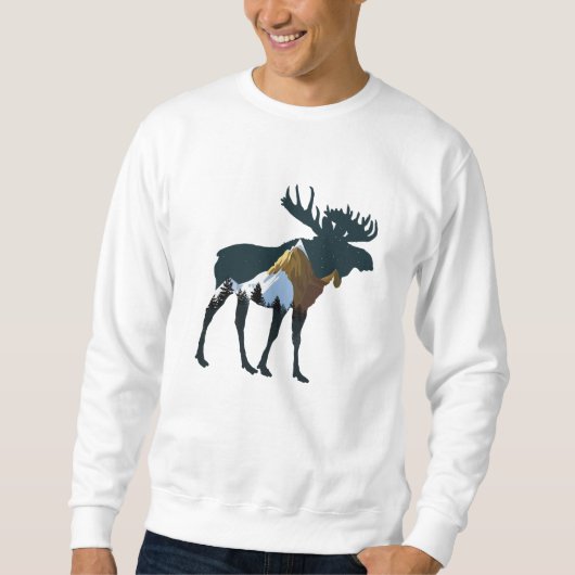 Nachtwaldmoose Sweatshirt (Vorderseite)