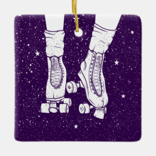 Nachtwalze Skaten Keramikornament