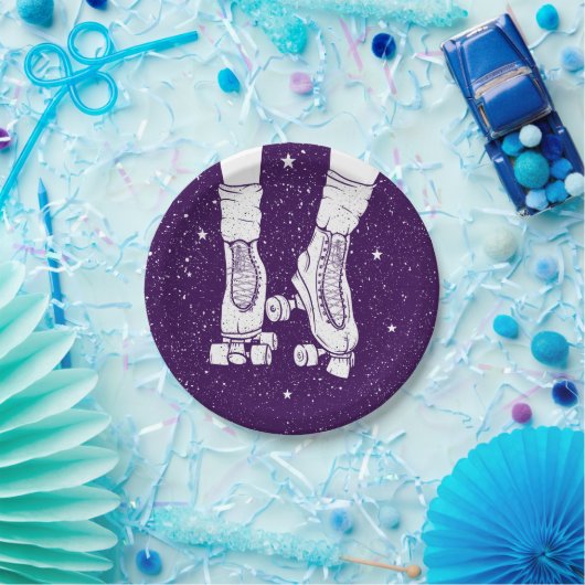 Nachtwalze Skater Pappteller (Party)