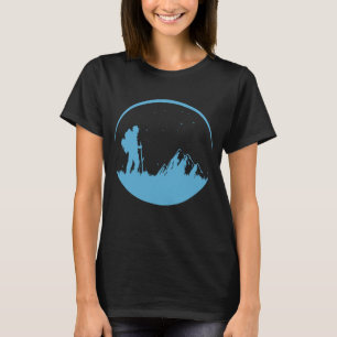 Nachtwandersterne Berge T-Shirt