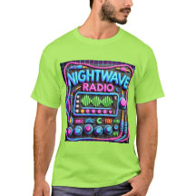 NACHTWAVE RADIO CLAYMATION LOGO TSHIRT