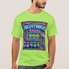 NACHTWAVE RADIO CLAYMATION LOGO TSHIRT