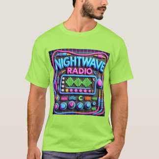 NACHTWAVE RADIO CLAYMATION LOGO TSHIRT