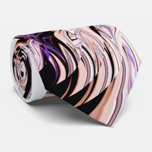 Nachtwellen-Krawatte Krawatte (Gerollt)