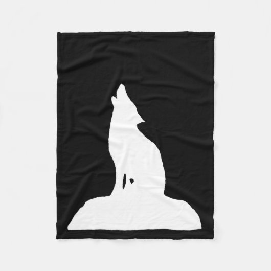 NACHTwolf Fleecedecke (Vorderseite)