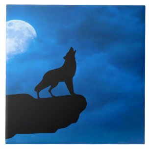 Nachtwolf Fliese