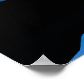 Nachtwolf Poster (Ecke)