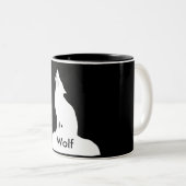 Nachtwolf Zweifarbige Tasse (VorderseiteRechts)