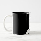 Nachtwolf Zweifarbige Tasse (Links)