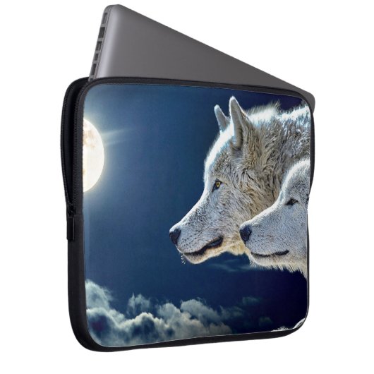 Nachtwölfe Laptopschutzhülle (Vorne Rechts)