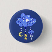 Nachtwolke Button (Vorderseite)