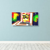 Nachtwolke Leinwanddruck (Insitu (Holzboden))