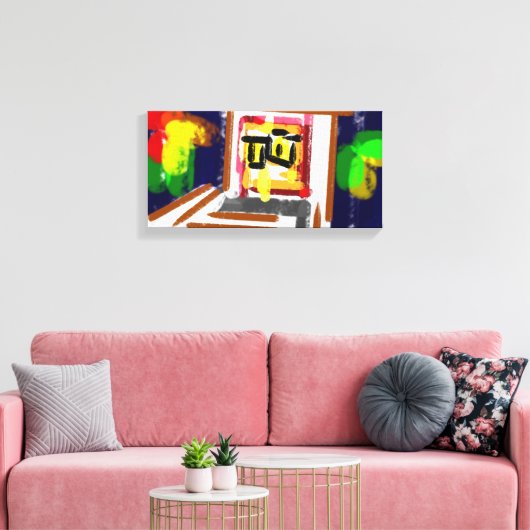 Nachtwolke Leinwanddruck (Insitu (Wohnzimmer))