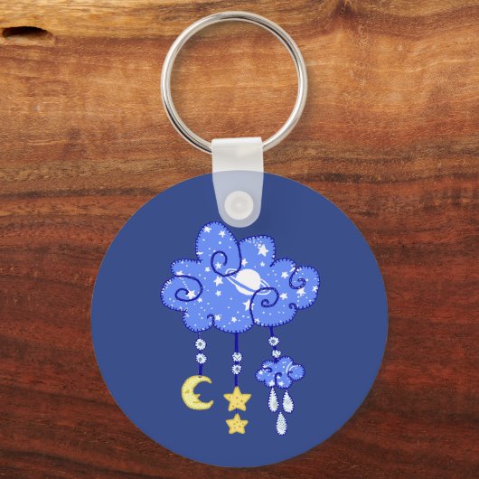 Nachtwolke Schlüsselanhänger (Rückseite)