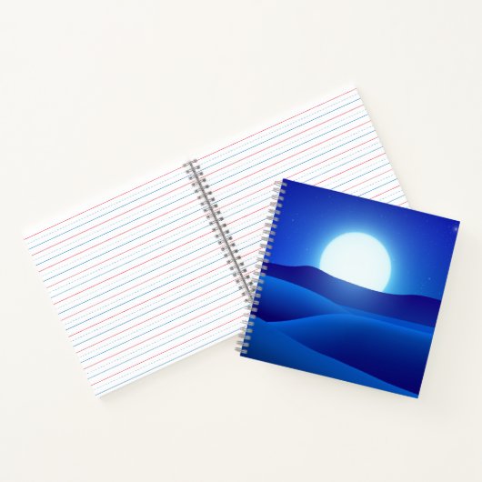 Nachtwüste Notizblock (Innenseite)