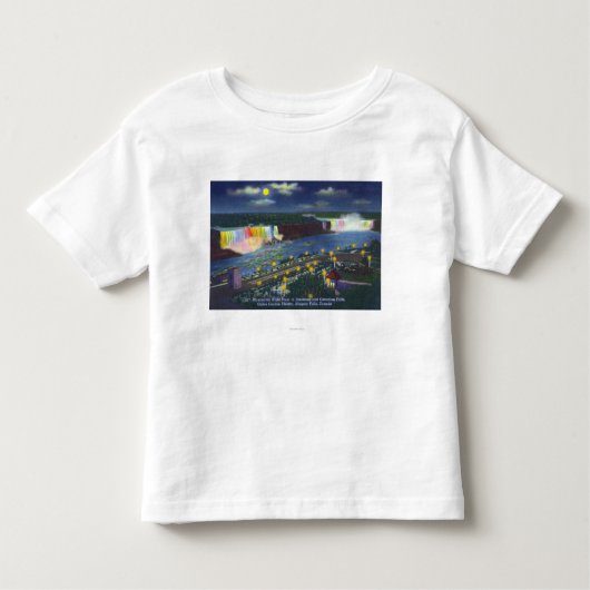 Nachtzeit-Ansicht des Oakes Garten-Theaters und Kleinkind T-shirt (Vorderseite)