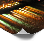 Nachtzeit Cleveland Poster (Ecke)