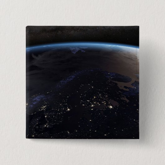 Nachtzeit in Nordeuropa Button (Vorderseite)