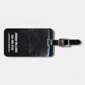 Nachtzeit in Nordeuropa Gepäckanhänger (Vorderseite horizontal)