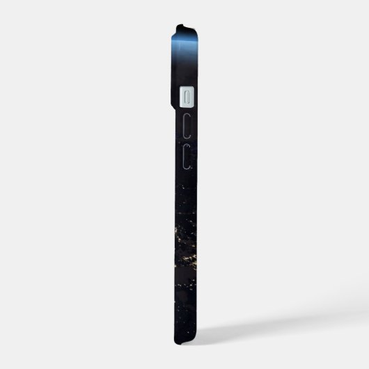 Nachtzeit in Nordeuropa iPhone 15 Hülle (Linke Seite)