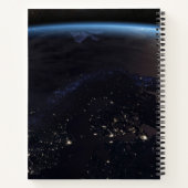 Nachtzeit in Nordeuropa Notizblock (Rückseite)