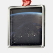 Nachtzeit in Nordeuropa Ornament Aus Metall (Links)