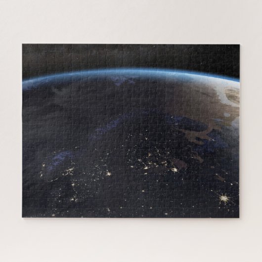 Nachtzeit in Nordeuropa Puzzle (Horizontal)