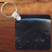 Nachtzeit in Nordeuropa Schlüsselanhänger (Vorderseite)