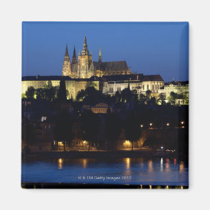 Nachtzeit in Prag, Tschechische Republik Magnet