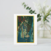 Nachtzeit in Santa Catalina in der Bucht von Avalo Postkarte (Stehend Vorderseite)