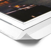 Nachtzeit London City View Fake Window Poster (Ecke)