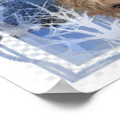 Nachtzeit Winter Elf Poster Print (Ecke)