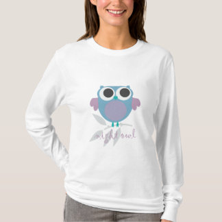 Nachtzeitnachteulen-Pyjamaspitze T-Shirt