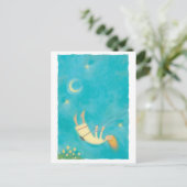 Nachtzeitschwingen Postkarte (Stehend Vorderseite)