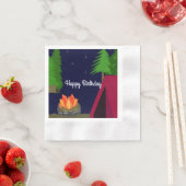 Nachtzeltplatz Serviette (Beispiel)