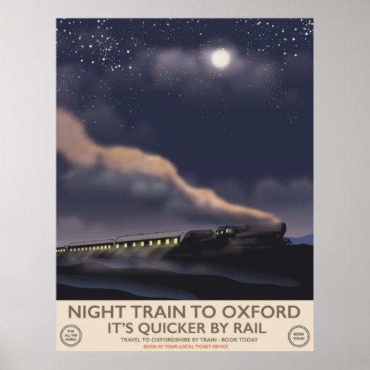Nachtzug nach Oxford Poster (Vorne)